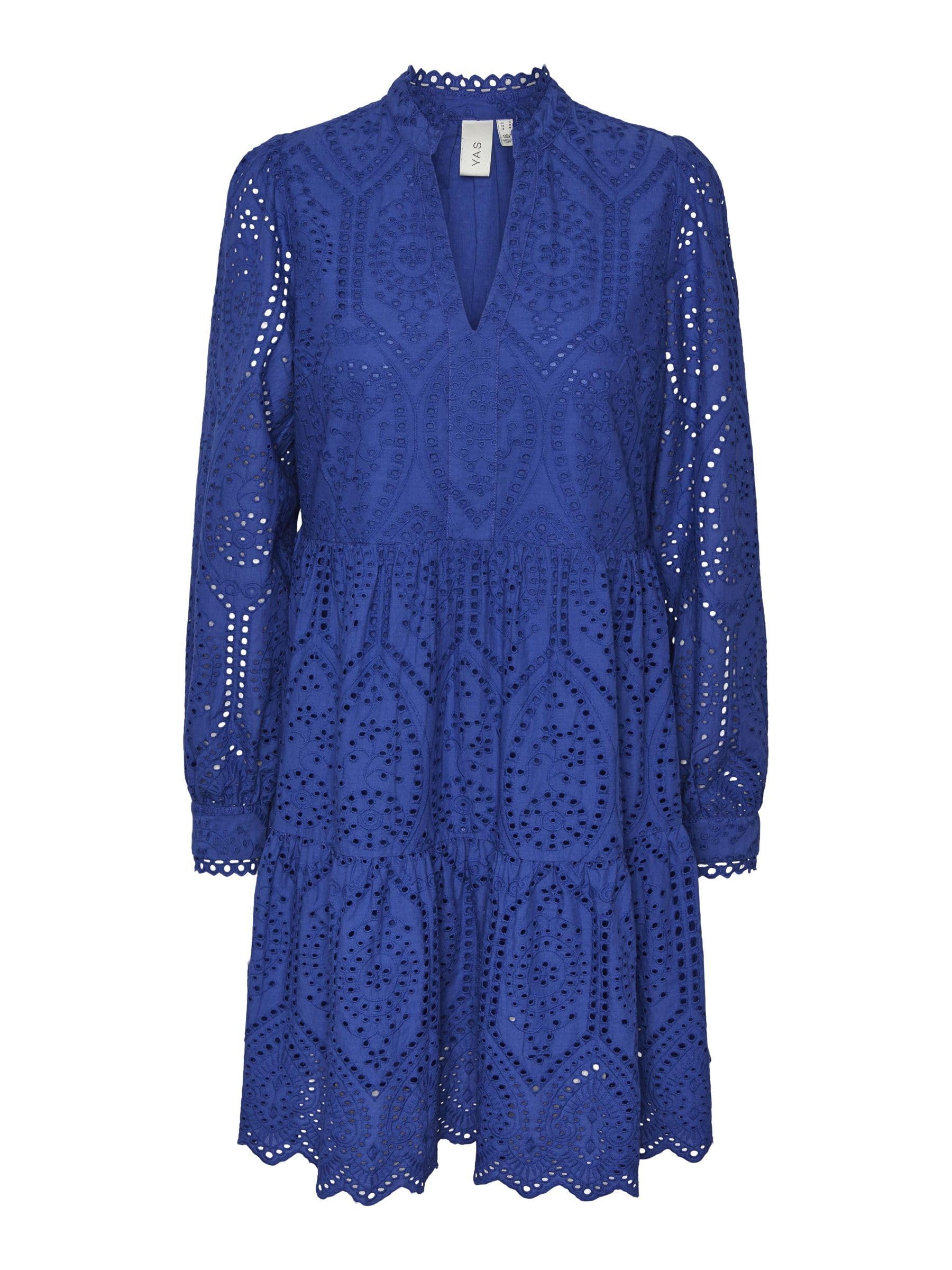 Yas Women's Deep Ultramarine Yasholi Ls Dress S. Noos Dress, Xxl