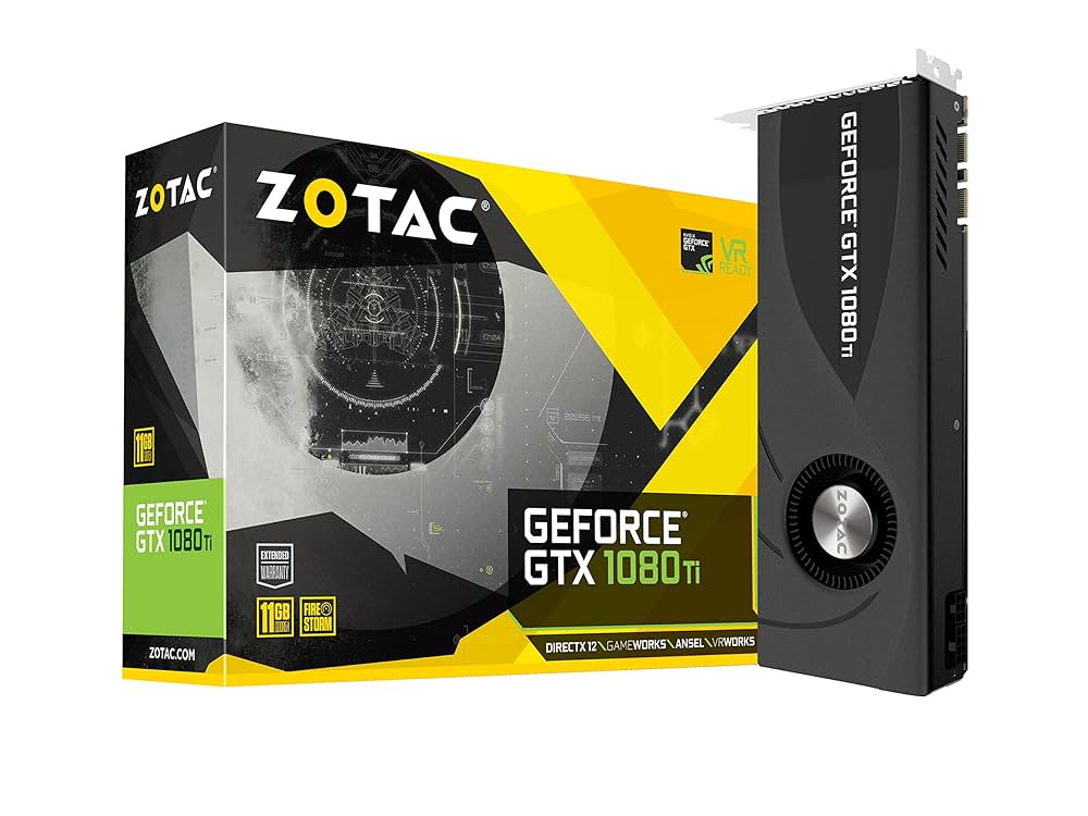 グラフィックボード・グラボ・ビデオカード ZOTAC GeForce GTX1080ti Blower 11GB Amazon | Zotac GeForce GTX 1080 Ti ブロワー 11GB GDDR5X ZT