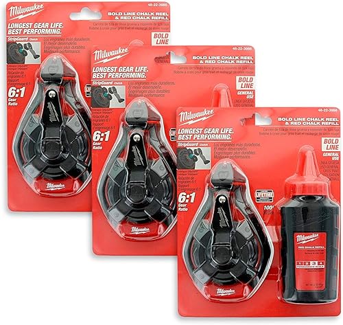 Milwaukee Tool 48-22-3986 - Carrete de tiza Bold Line (paquete de 3)