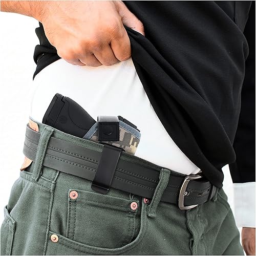 Miniatura 6 de IWB Gun Holster by PH - Concealed Carry Soft Material - Soft Interior - Fits M&P Shield 9mm.40.45 AutoGlock 27 29 30 33 42 43  Ruger LC9, LC380 -