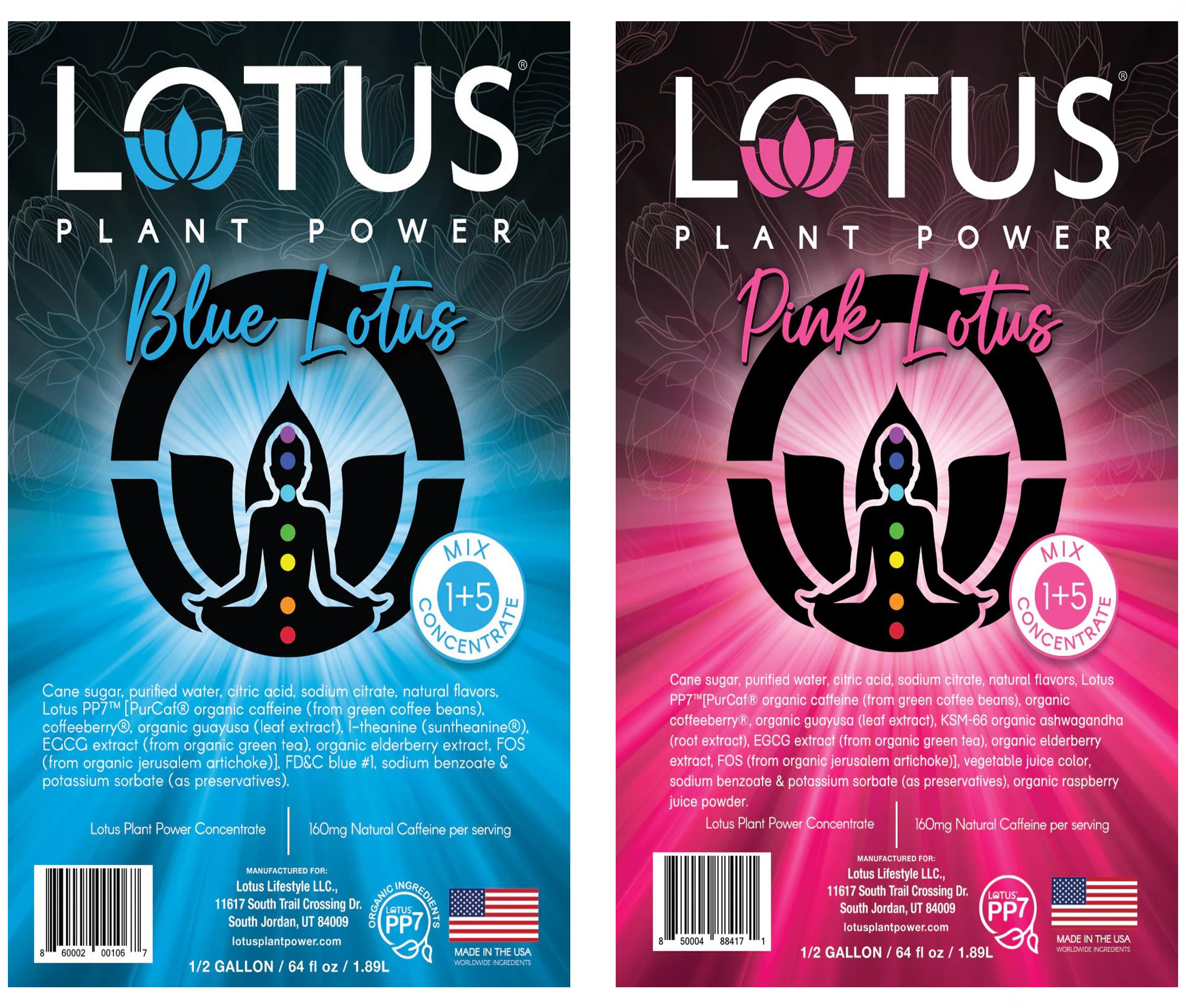 Amazon.com : Lotus Energy Drink Concentrate 64 fl oz (Blue & Pink