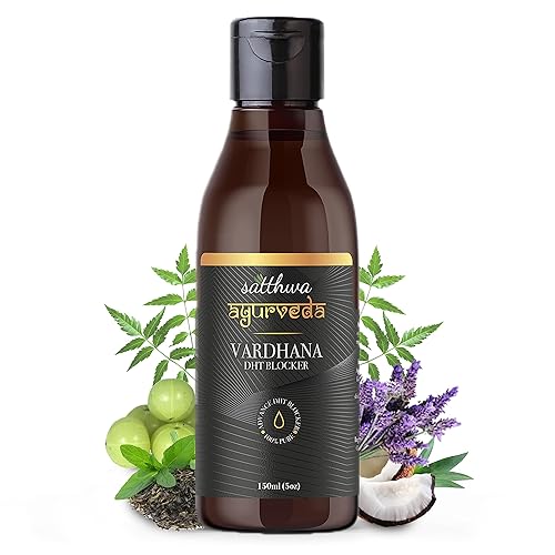 Satthwa Vardhana Aceite para el cabello Con aceite de semilla de calabaza y palma enana americana como bloqueadores naturales de DHT Ayuda a