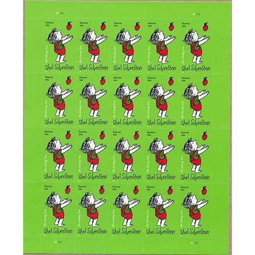 Shel Silverstein The Giving Tree Postage Stamps #5683 (Sheet of 20)