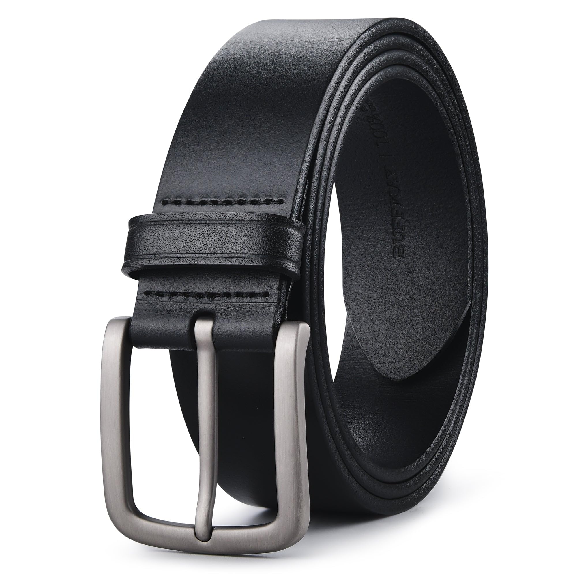 Buffway Men's Leather Belt