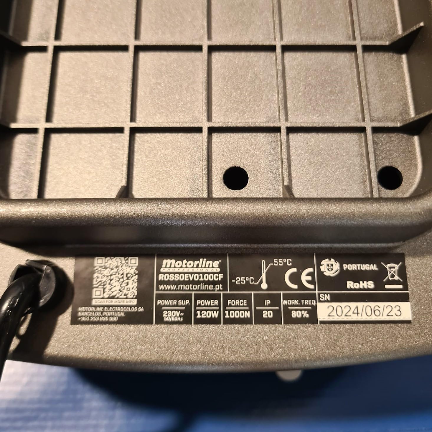 Motor de Techo automatismo para Puertas de Garaje seccionales MOTORLINE Rosso 60 con 2 MANDOS