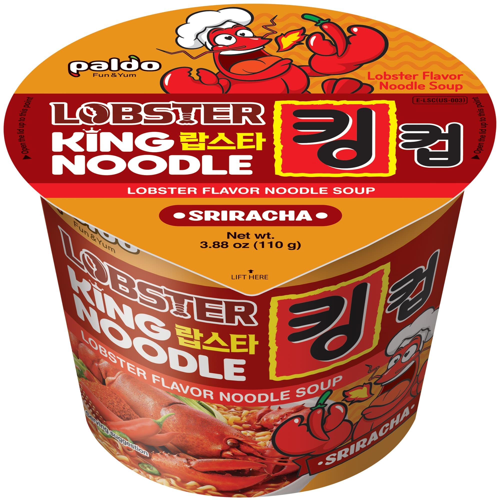 Amazon.com: Paldo Fun & Yum Sriracha Lobster Instant King Cup