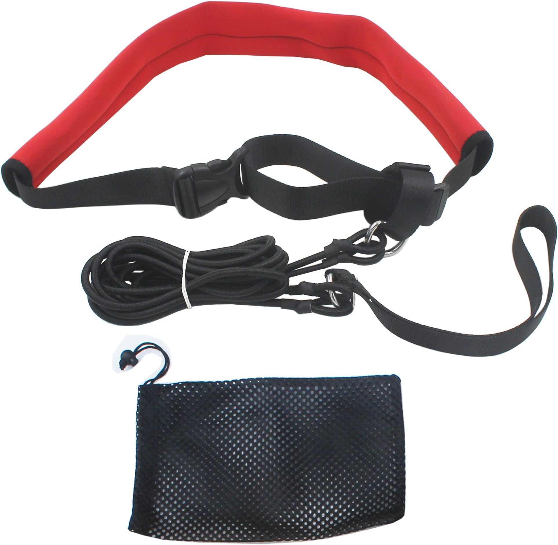 YYST 2.0M Pool Swim Training Leash Swim Training Belt Swim Resistance Tether