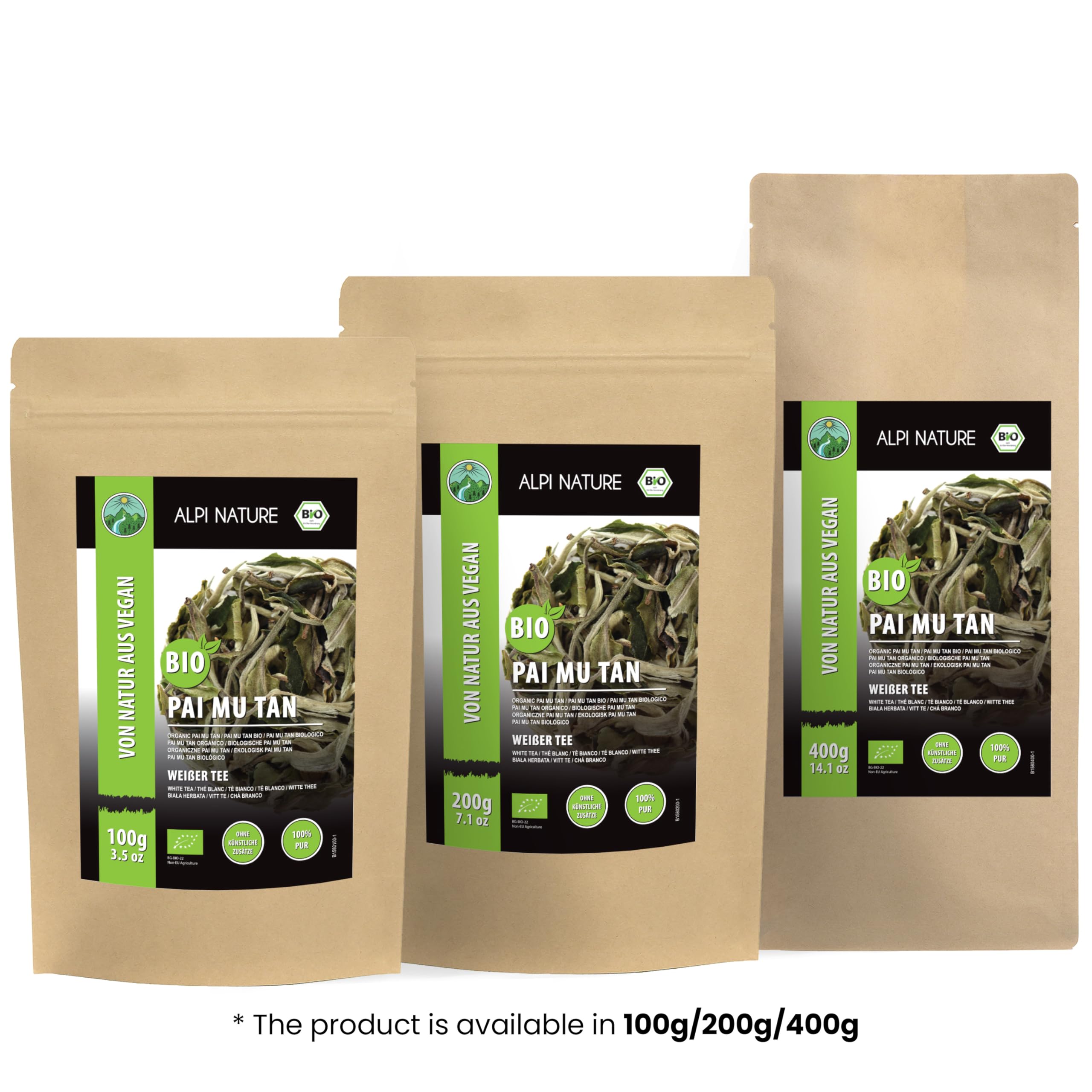 Alpi Nature Té Blanco Pai Mu Tan Orgánico 200g