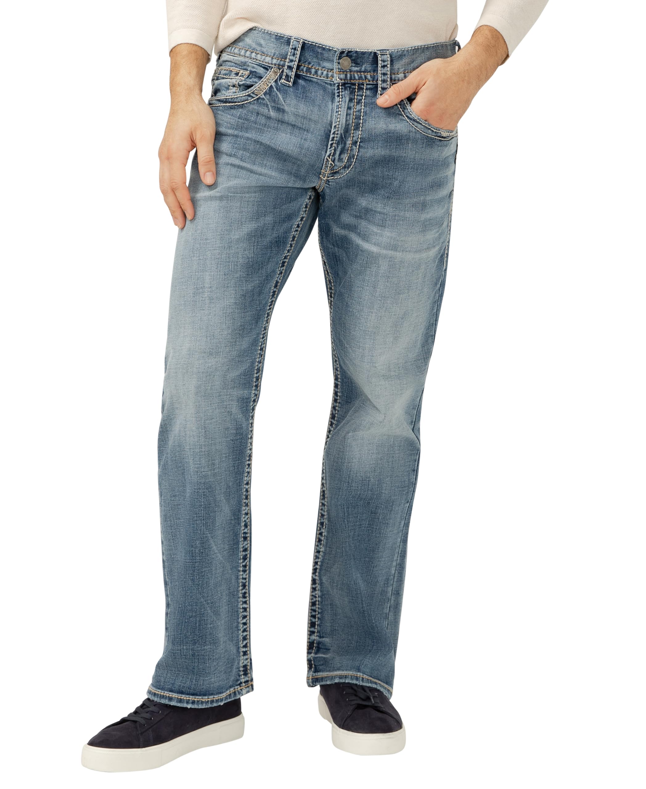 Men's Zac Relaxed Fit Straight Leg Jean - Legacy