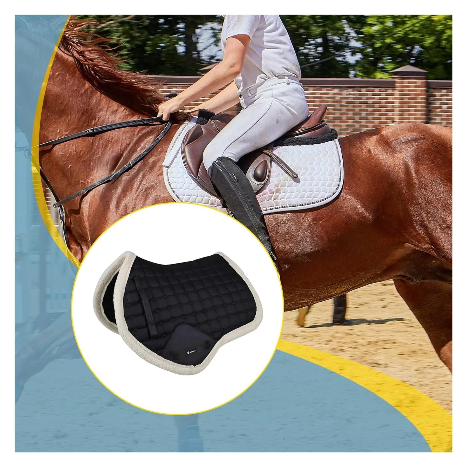 Cojín Antideslizante for Silla De Montar A Caballo Para Caballos