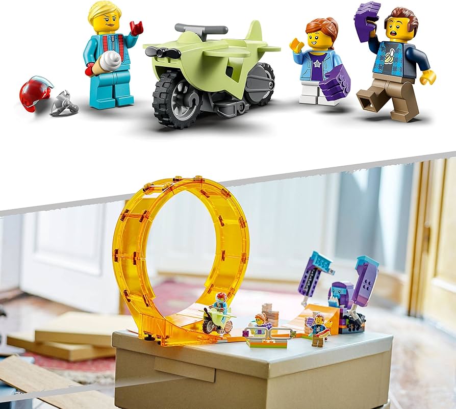 Amazon.com: Lego City Stuntz Smashing Chimpanzee Stunt Loop 60338