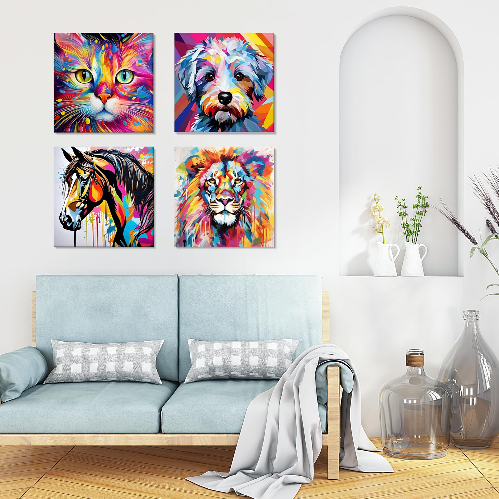 Elegante honden | Schilderen op Nummer – Schilder Op Nummers