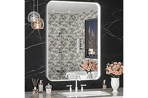 Mirrorvana 16" x 24" Hollywood Style Trifold Lighted Makeup Mirror