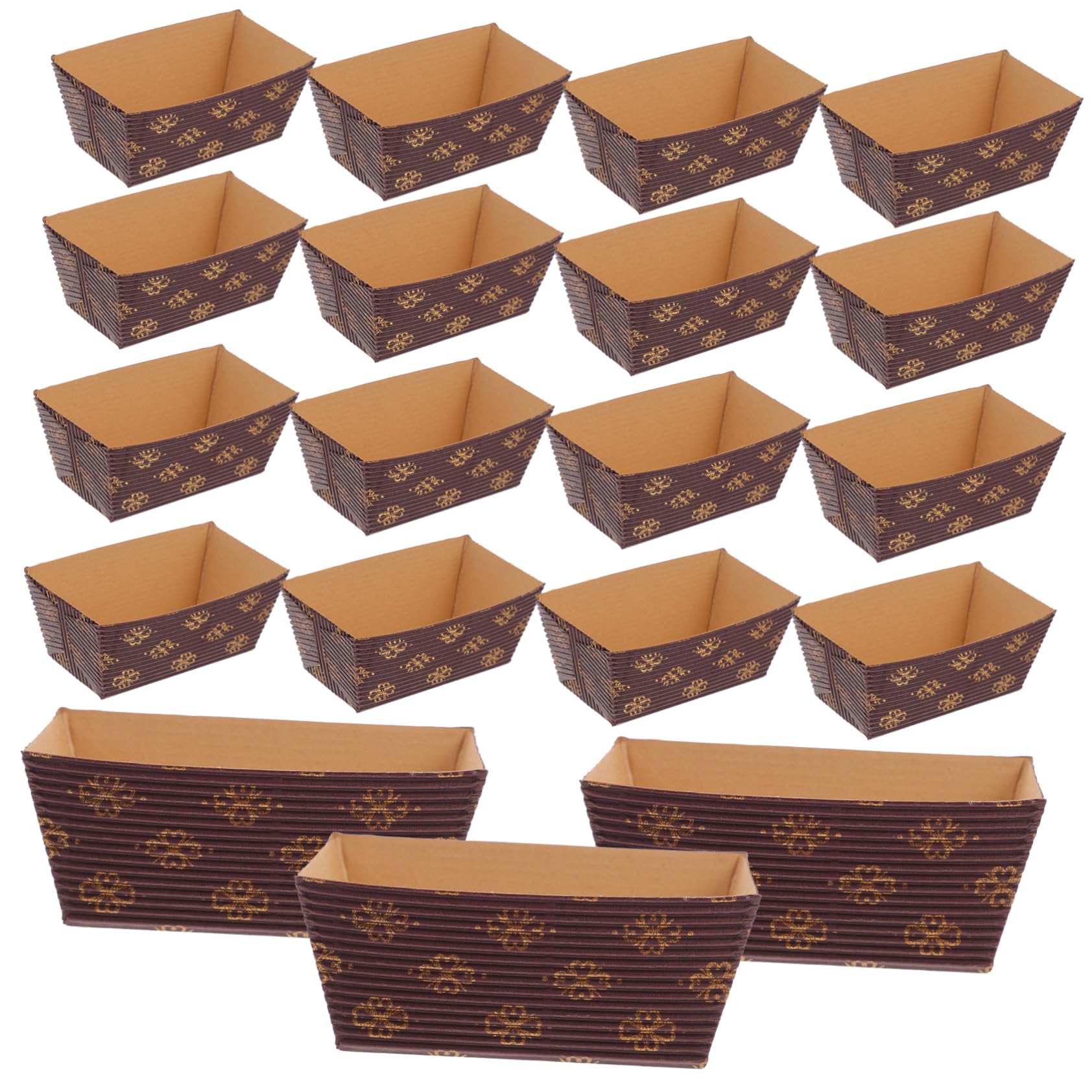 Cabilock 150pièces Moules à Papier Caissettes Rectangulaires Pour Gâteaux Et Pâtisseries Pour Toast Mousse Lasagne