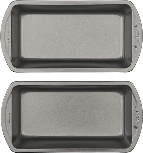 GoodCook Molde antiadherente para pan de 8 x 4 pulgadas, utensilios de cocina de acero resistente con revestimiento antiadherente fácil de limpiar,
