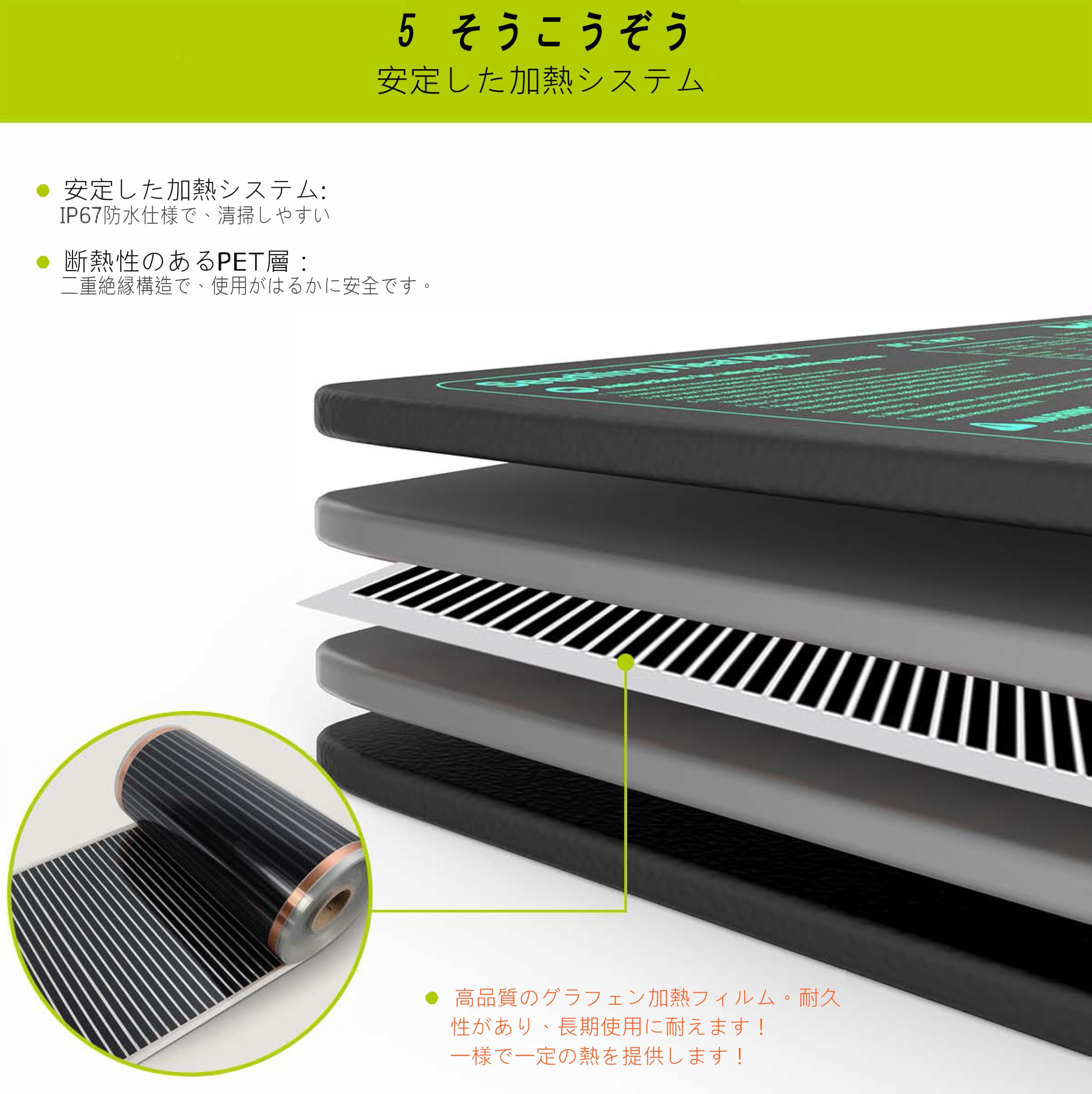 Amazon.co.jp: 植物 ヒートマット 27X54CM 21W 室内園芸用 10℃～45