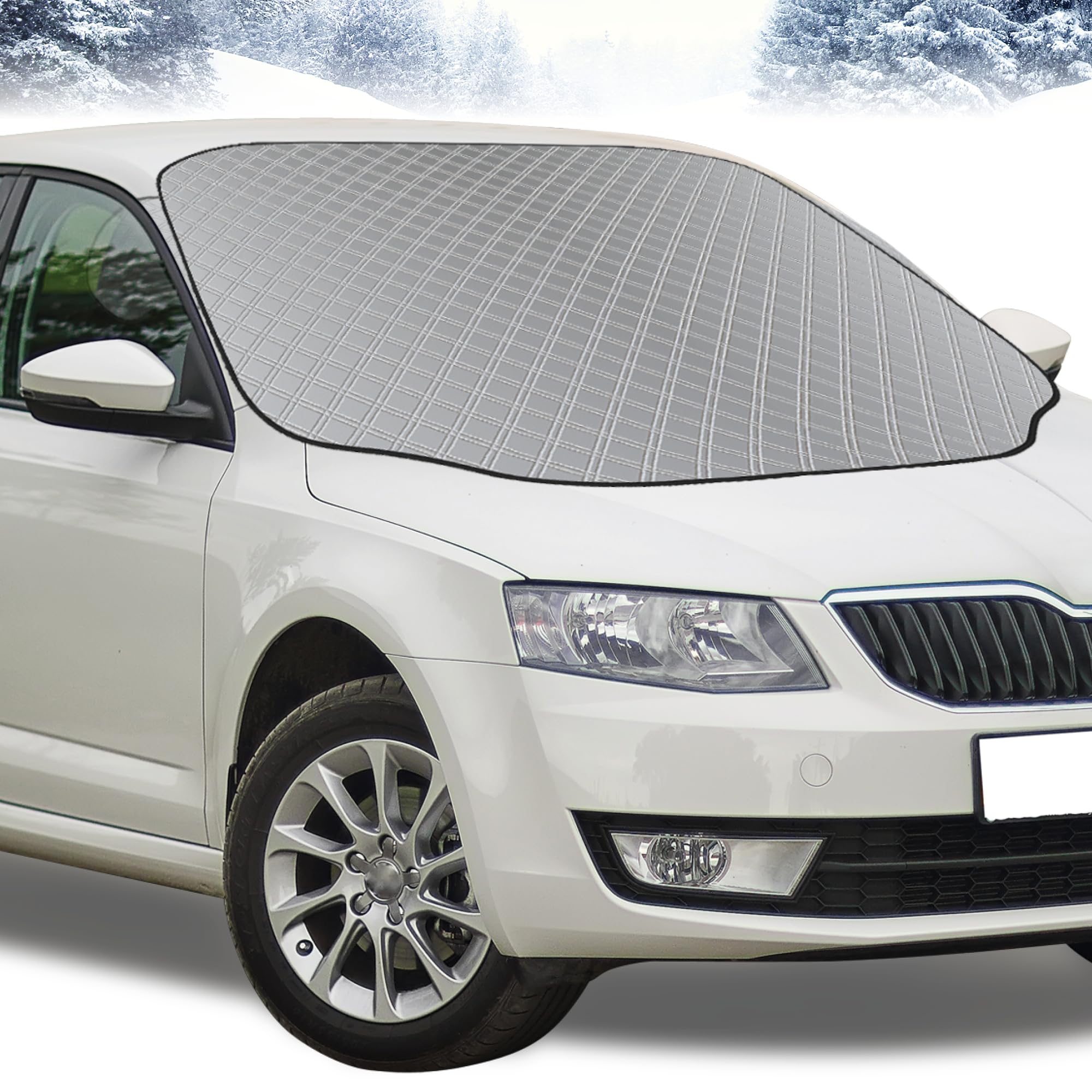 GADLANE Copertura magnetica per parabrezza auto inverno extra spessa pieghevole protezione gelo ghiaccio neve sole
