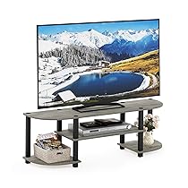 Furinno Turn-S-Tube Mobile Porta TV, Grigio