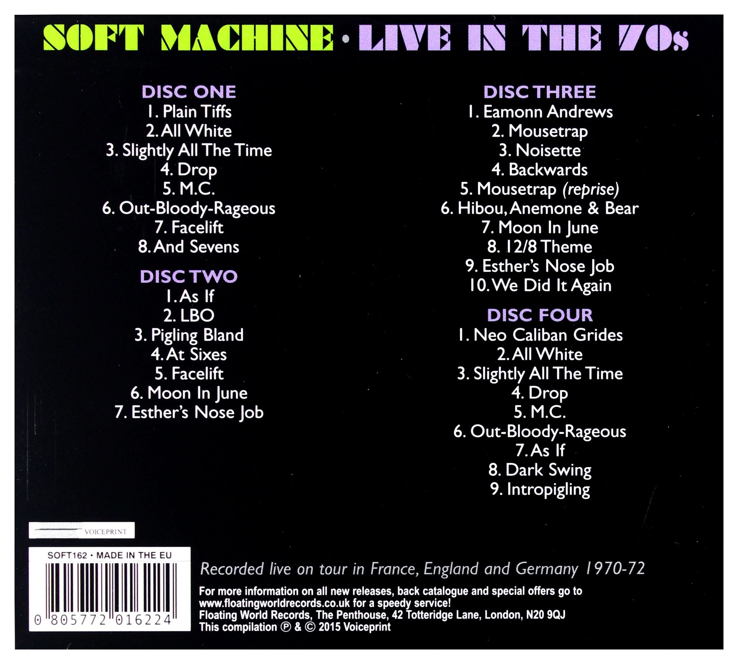 Live In The 70s