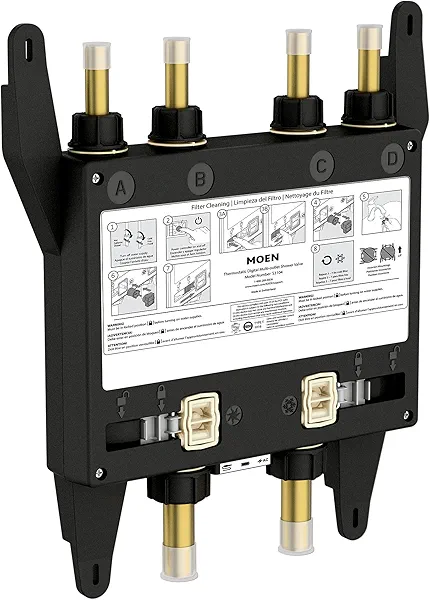 Moen Smart Shower 4-Outlet Digital Thermostatic Shower Valve with 3/4" Connections, S3104