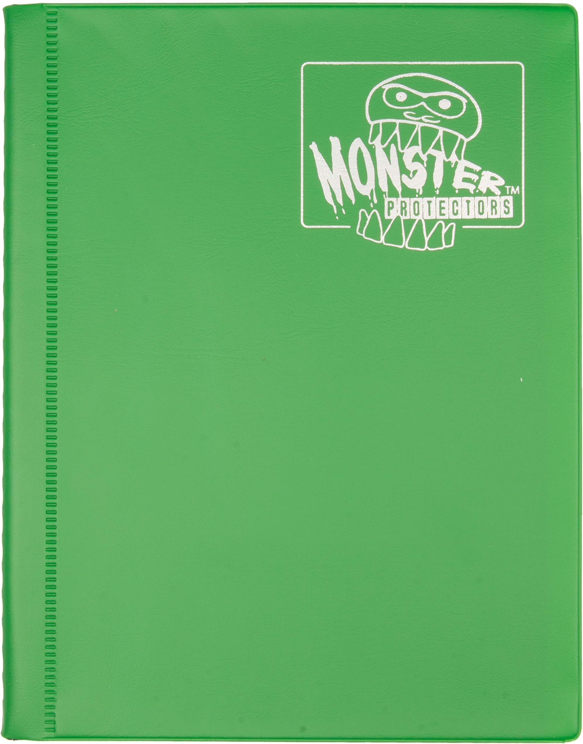 Sponsored Ad - Monster 4 Pocket Trading Card Album - Matte Green Binder, Anti-Theft & Anti-Drop TCG Protection w Side Loading Pockets, Holds 160 Cards - Compatible with Yugioh, Pokemon, MTG Magic the Gathering Cards