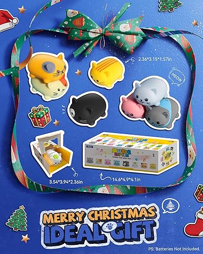 Miniatura 2 de Ruko 1701 - Teclados de piano de gatos musicales con lindo tono de miau, escala de música de reproducción de prensa, divertidos juguetes musicales