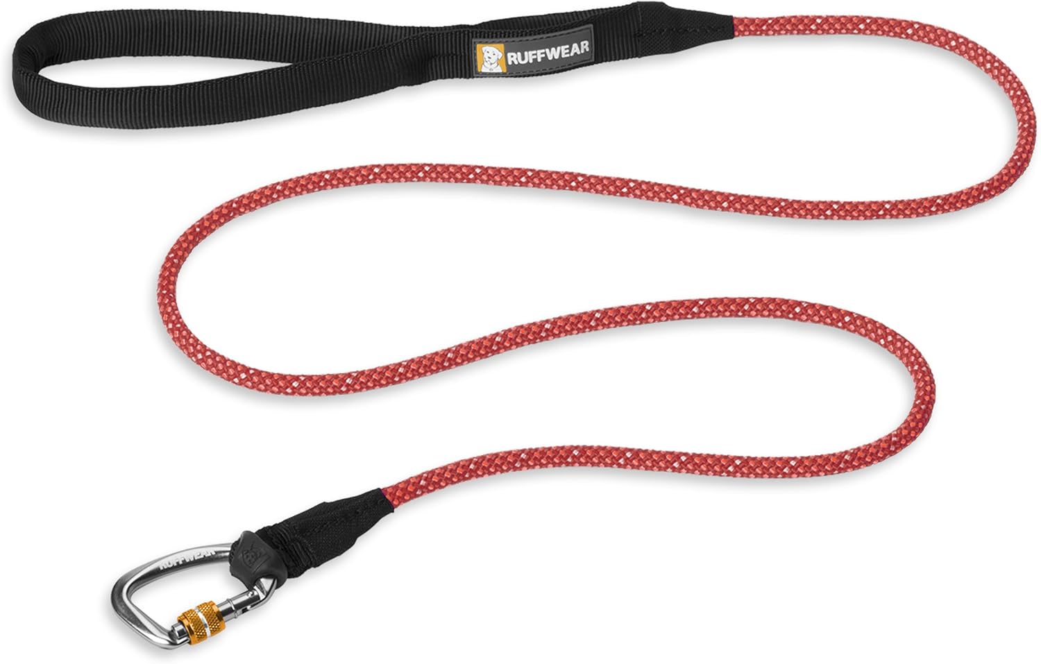 RUFFWEAR - Knot-a-Leash, Reflective Dog Leash With Carabiner, Red Currant, Small