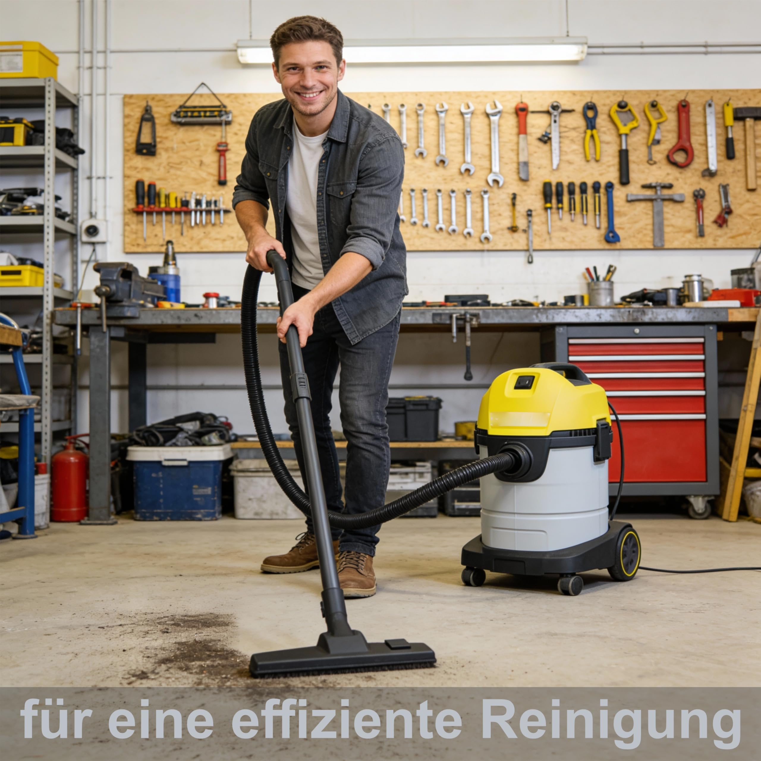 8 m Saugschlauch kompatibel mit Kärcher NT 14/1 NT 25/1 NT 27/1 NT 35/1 | DeClean passend für Kärcher NT 40/1 NT 45/1 NT 48/1 NT 55/1 NT 65/2 NT 301 NT 351 NT 360 NT 361 362 501 551 Staubsauger