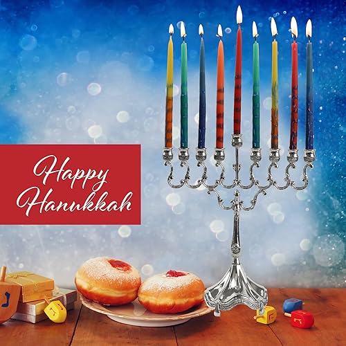 Miniatura 9 de Ner Mitzvah - Velas de cera de abeja para Jánuca - Tamaño estándar se adapta a la mayoría de menorás - Cera pura de abeja, calidad premium - 45