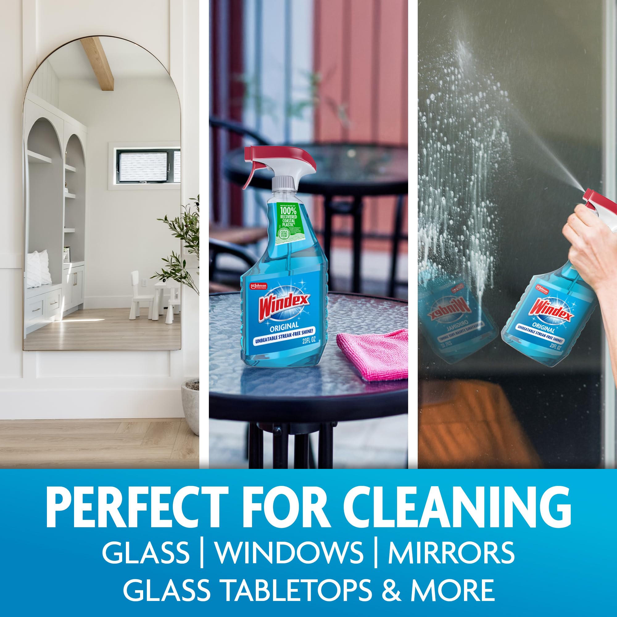 Windex Original Glass Cleaner Trigger, 6 Ct, 23 Fl Oz