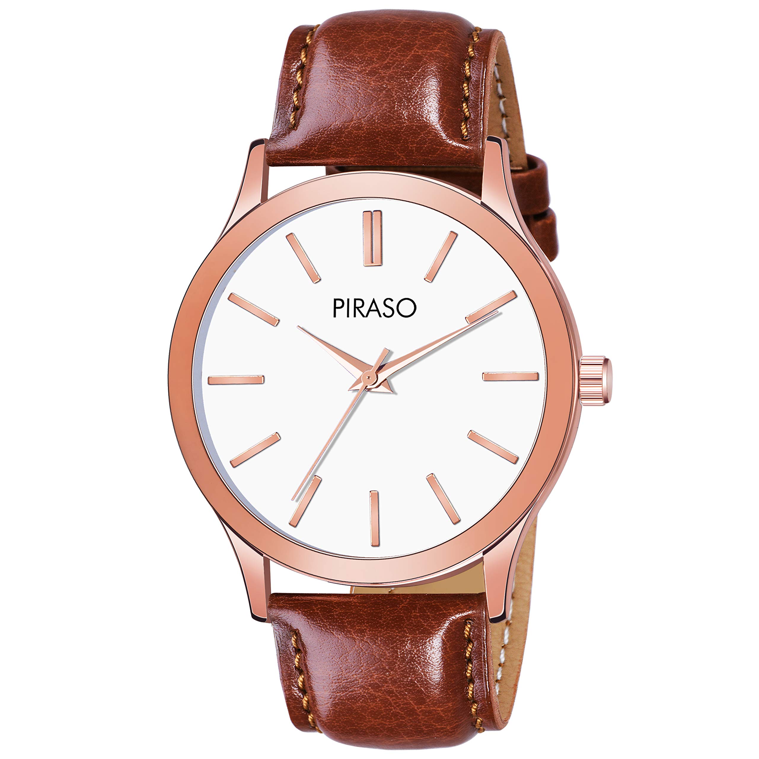 PIRASO Analog GRD Series Slim Watch Feel The Rich Look White Dial Watch for Men and Boys (B0828YX67N) Amazon Price History, Amazon Price Tracker