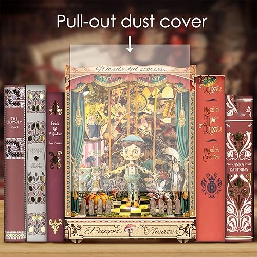 Miniatura 10 de Kit de casa de muñecas en miniatura DIY y muebles de madera Mini Room Kit (SL007)