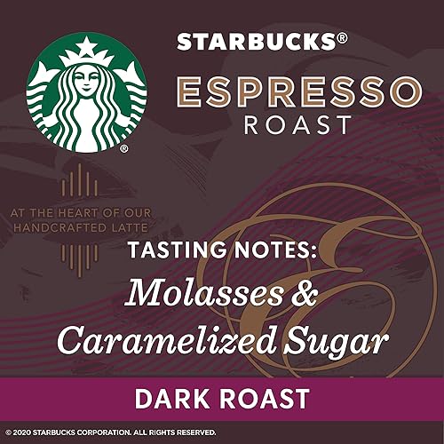 Vista 40 de Starbucks - Café molido tostado oscuro italiano, 100% Arábica, 18 onzas