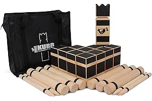 Kubb Game - Regulation Size - Premium Viking Chess Set