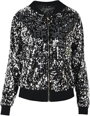 Sparkly jacket womens Clearance