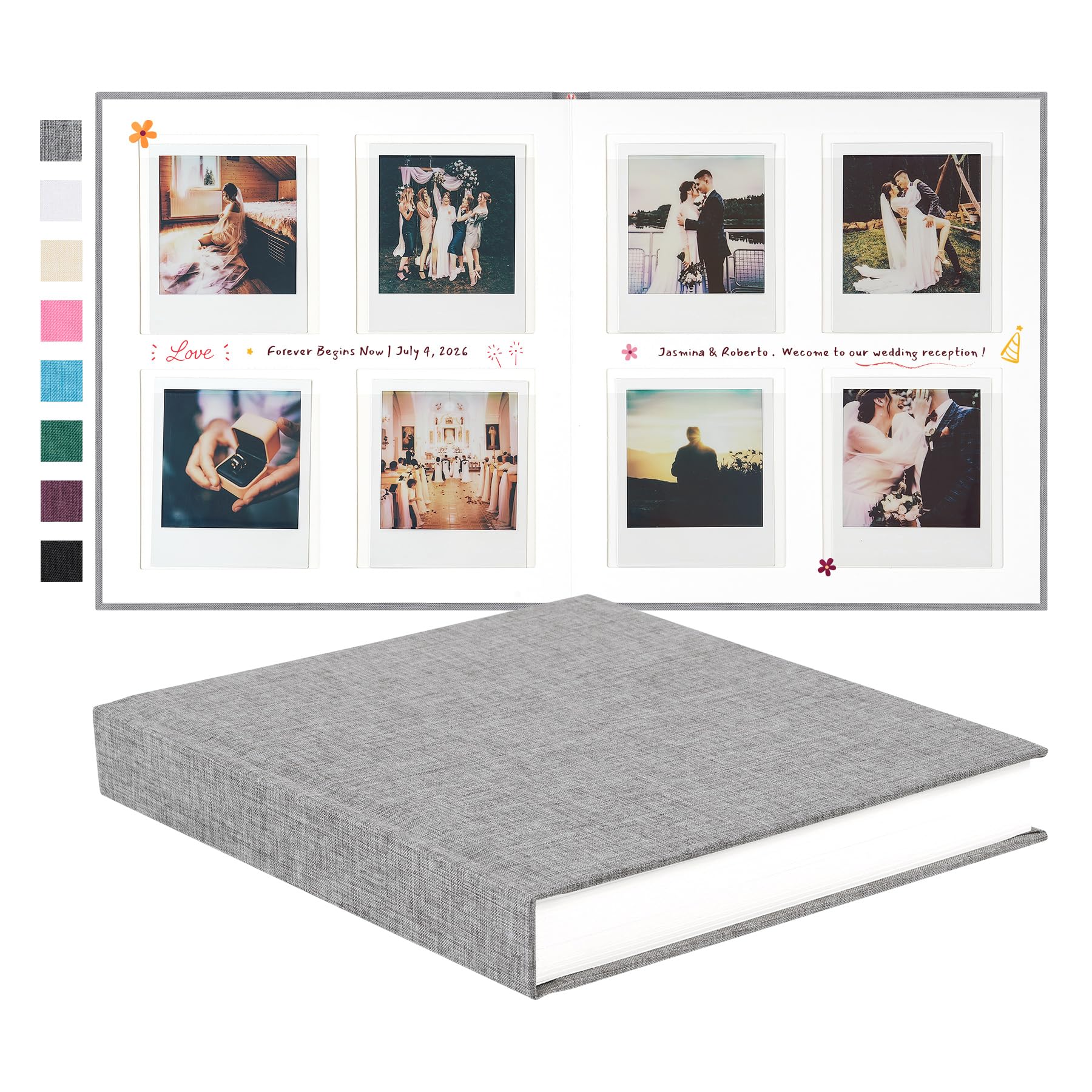 Álbum de fotos Polaroid grande con espacio de escritura para i-Type