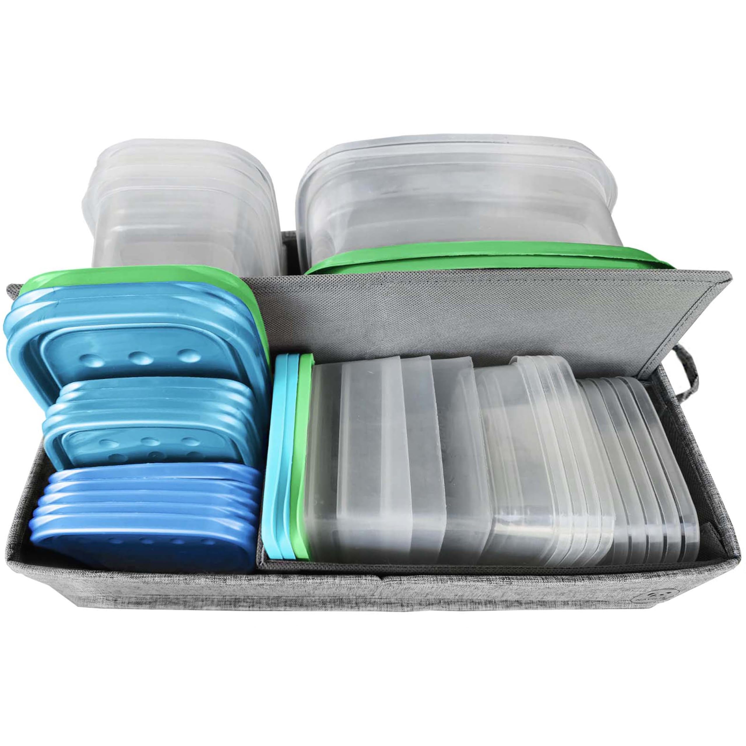 NAVILIS - Lids Organizer For Cabinet - Food Storage Container Organizer - Food Container Organizer -