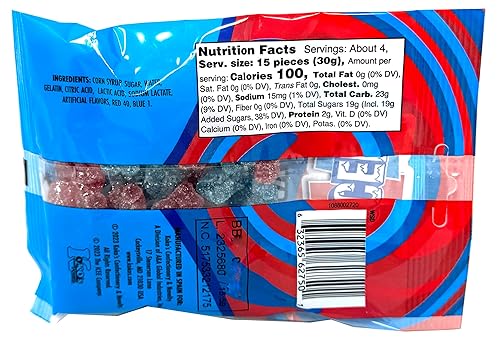 Miniatura 2 de Icee Sour Gummy Bears, Sour Candy, Gummy Candy Cherry y Blue Raspberry Sour Gummies 4 onzas (paquete de 3)