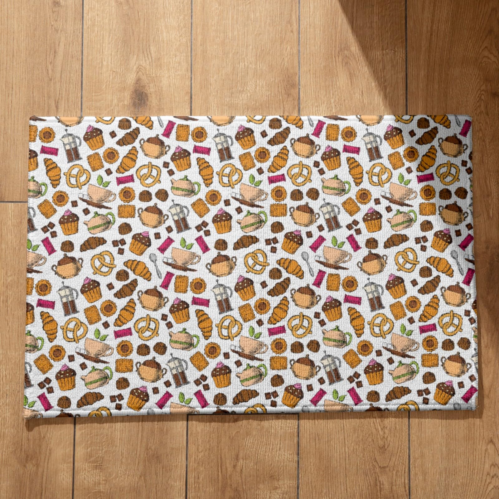 Tapis de porte d'entrée intérieur absorbant CEVAN 50x80cm pour cuisine et couloir