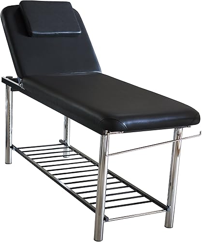 Miniatura 5 de SKINACT Edición de marco de metal de masaje inteligentecama facial y mesa +600 libras negro (resistente)