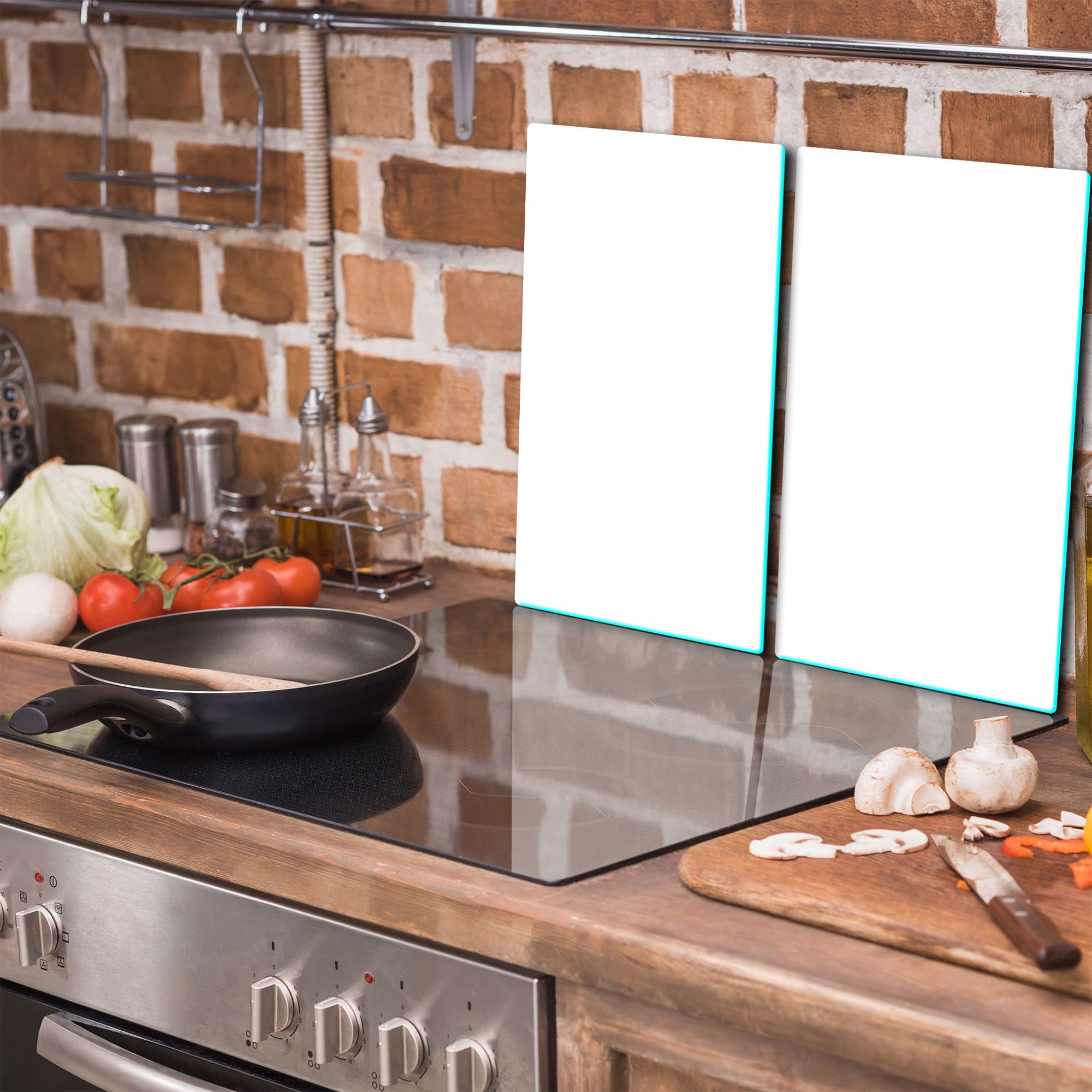Afdekplaten voor kookplaten, keramisch 1-delig 90 x 52 cm, afdekking