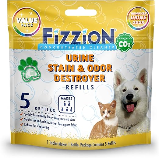 Fizzion Urine Pet Stain and Odor Destroyer (5 Tablets)