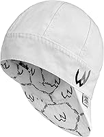 Vista 13 de Welder Nation 8 paneles 10 oz Gorra de soldadura premium 100% algodón interior y exterior de lona de pato - Protectora, duradera, resistente