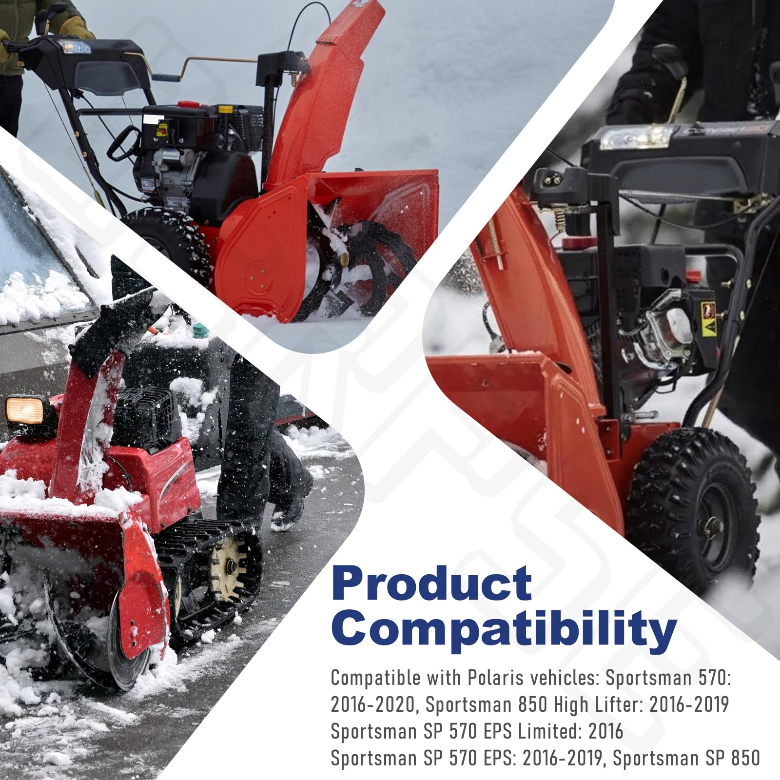 Lot de 4 goupilles de cisaillement Glacier Pro 2205063 compatibles avec Polaris ATV Chasse-neige Glacier Pro 2015-2019 Sportsman, arbre de verrouillage multi-usage à double extrémité