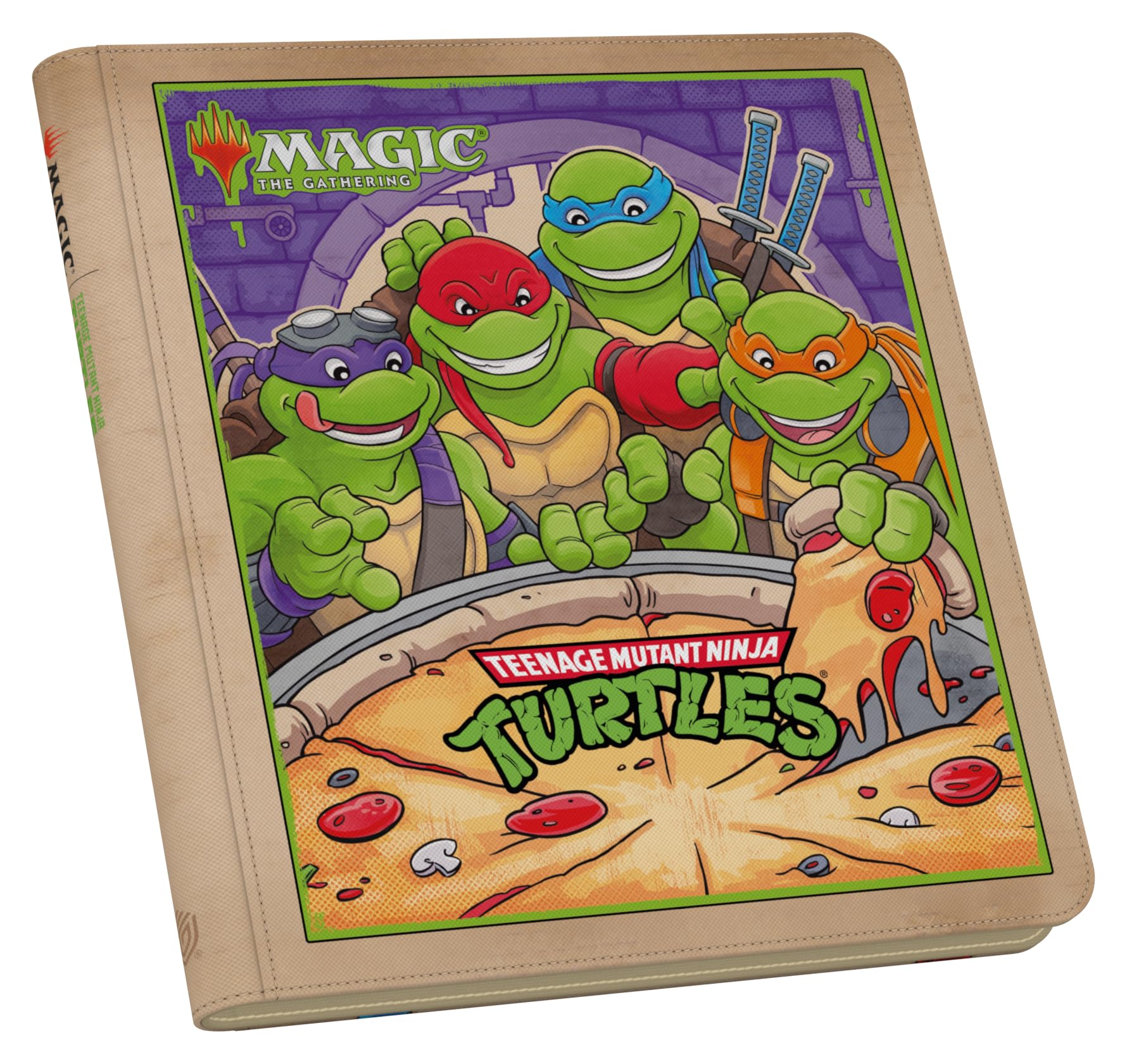 Ultimate Guard - Zipfolio 480 Xenoskin - Magic: The Gathering Universes Beyond - Teenage Mutant Ninja Turtles - Pizza Box