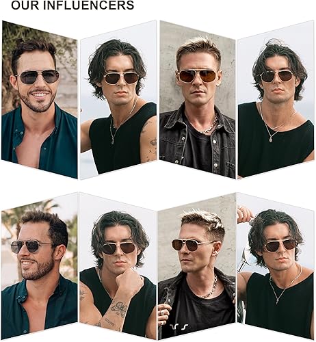 Miniatura 3 de SOJOS Retro Hexagon Aviator Sunglasses for Women Men Trendy Vintage UV400 Protection Shades SJ1200