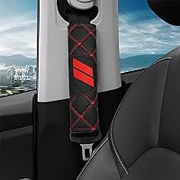 Vista 5 de YOSRTER Almohadilla para Cinturón de Seguridad, Funda Protectora para Correa de Hombro para Dodge Charger Durango Challenger Journey, Funda