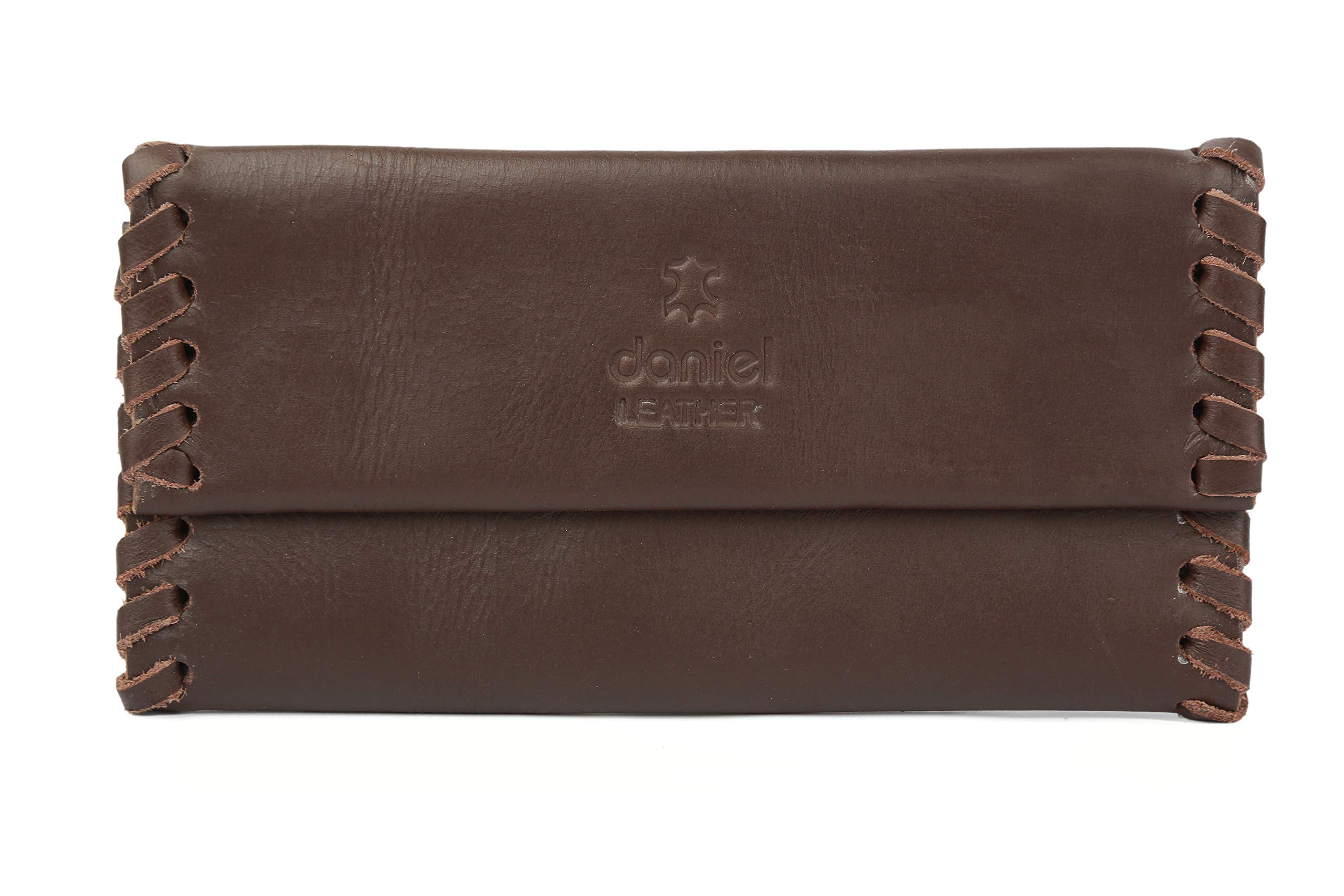 Daniel LeatherReal Leather Pouch (Brown)