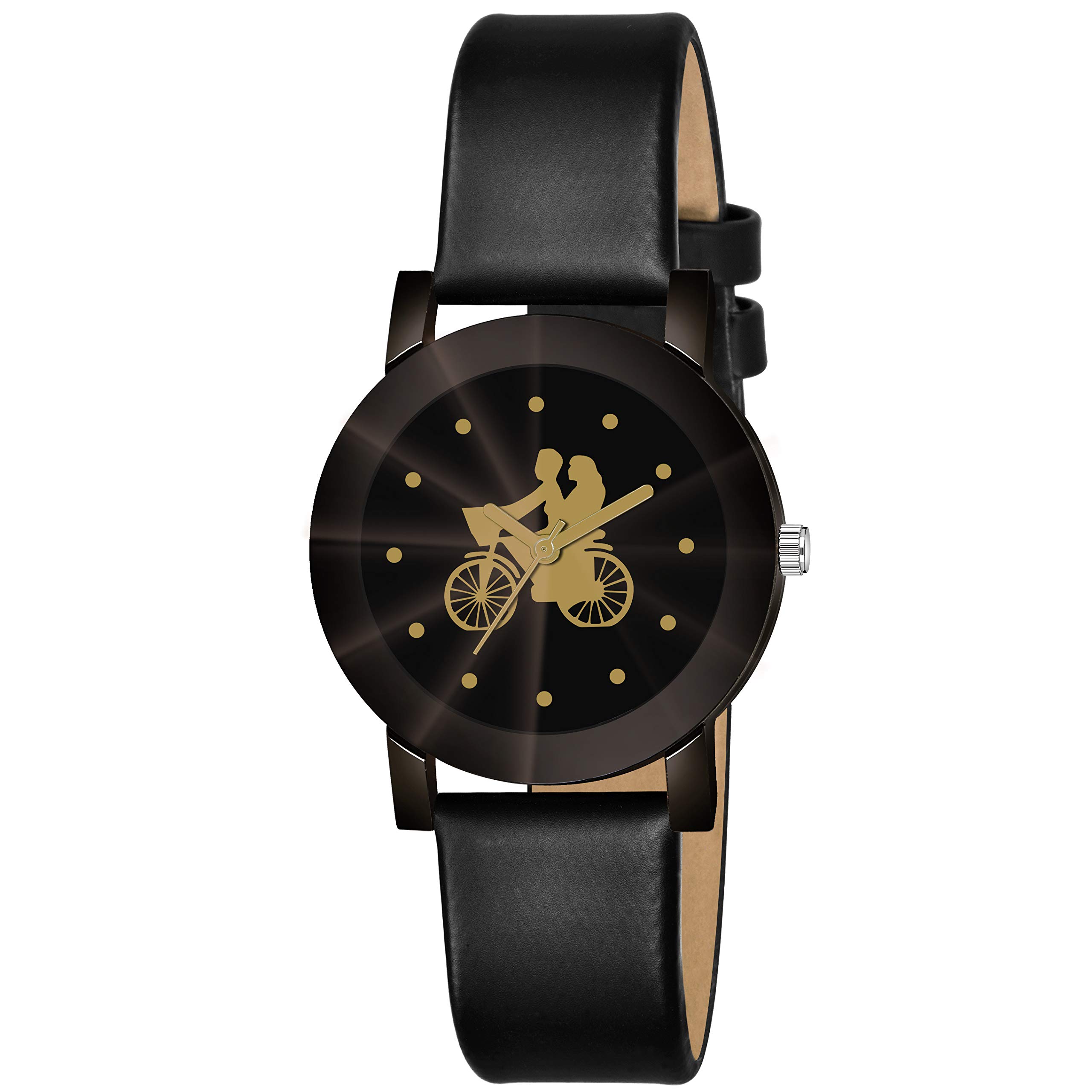 Frozil Analog Black Couple Dial Crystal GlassWatch for Girls and Womens(FHK-540) (B08GL2TG51) Amazon Price History, Amazon Price Tracker