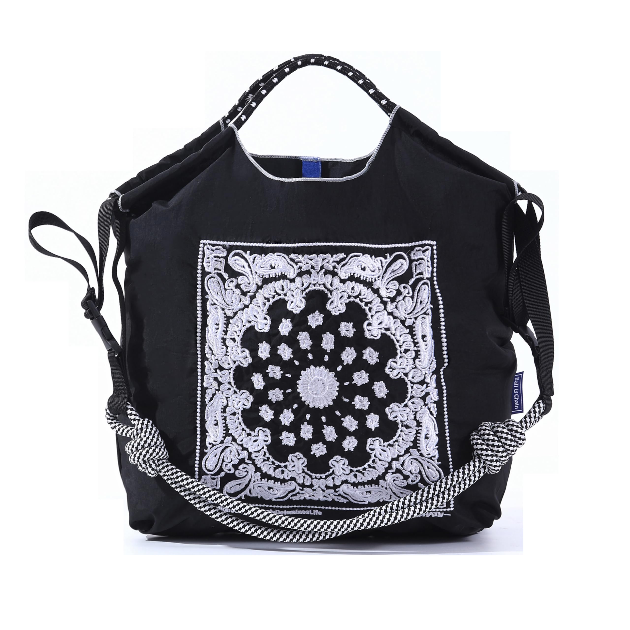 Ball&ChainSummer Embroidery Beach Tote Bag - Stylish, Spacious, and Perfect for Women,Mom, Friends Great Gift.